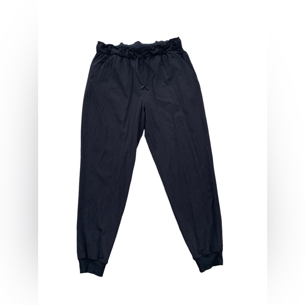 Lululemon Size 10 Keep Moving Jogger Activewear Lounge Sweatpants in Black